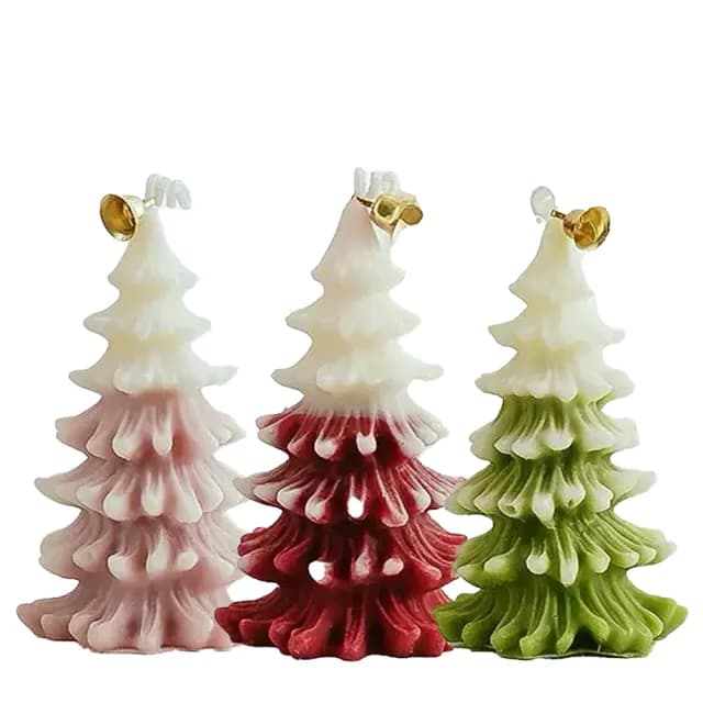 【AMARA】香氛聖誕蠟燭-雪雨漸層(香氛蠟燭 居家香氛 生日 聖誕 交換 情人節禮物)