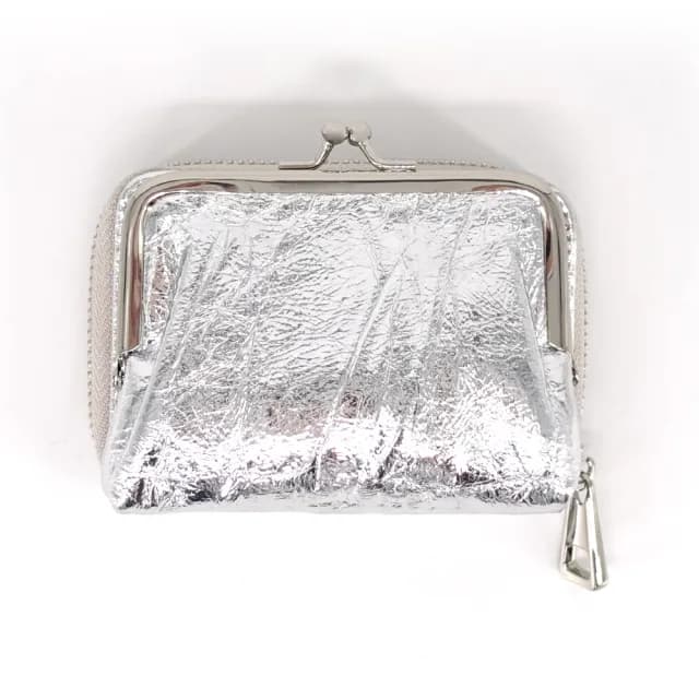 【LouiseC.】Tree House 牛皮復古拉鍊短夾-2色-可拆式口金珠釦零錢包設計(YS3316)