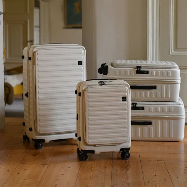 【LOJEL】升級版 CUBO FIT 29.5吋 前開式擴充拉鍊拉桿箱(行李箱 旅行箱 胖胖箱)