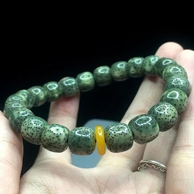 【LEESA】星月菩提手串\翡翠手串\玉手鍊\單圈佛珠\避邪手鍊\保平安\情侶手鍊\潮流首飾\日系手鍊\生日禮物