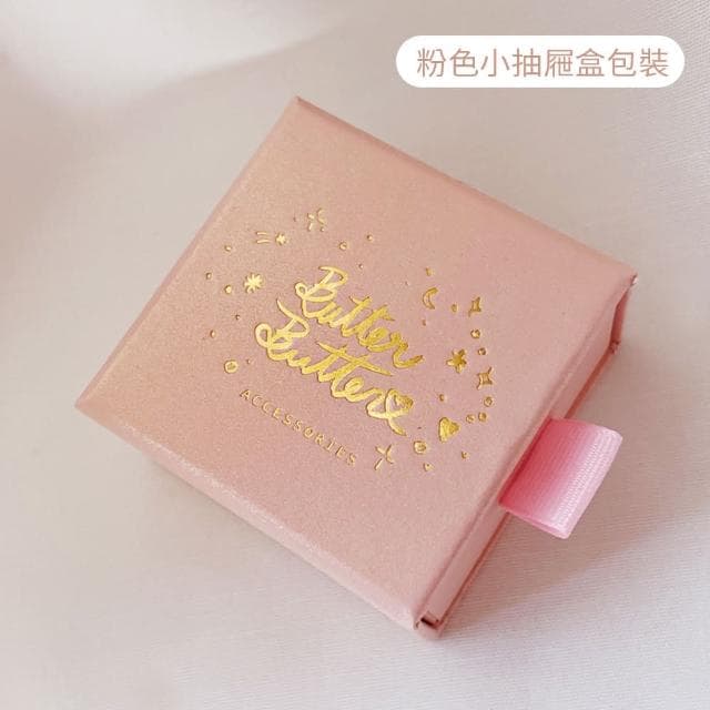 【ButterButter】Bowtie 精緻蝴蝶結 亮鑽 金色可愛 女耳環(新年 過年 送禮 禮物)