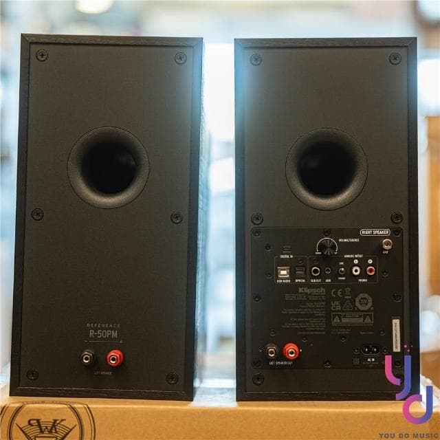 【Klipsch】古力奇 Klipsch R-50PM 主動式 音響 書架 喇叭(藍牙 USB 唱放 公司貨)