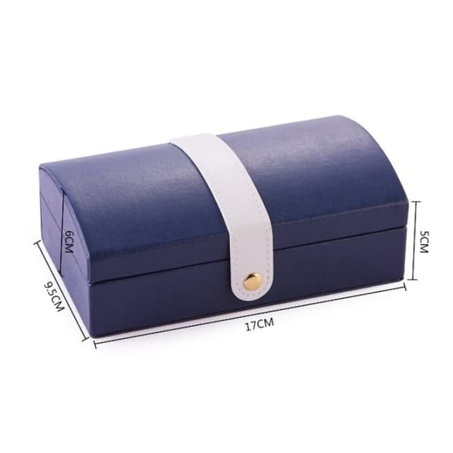 【HaNA 梨花】珍藏之作麗維亞．拱型皮革隨身首飾收納盒珠寶盒(交換禮物長輩送禮)