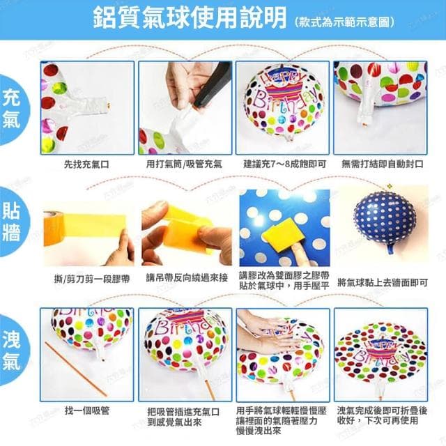 【六分埔禮品】48吋三層生日禮物盒氣球-藍(生日派對節日慶生韓風ins裝飾DIY佈置)