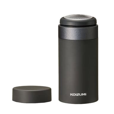 【日本小泉KOIZUMI】質感時尚 USB充電式 旅行 迷你隨身電動刮鬍刀 KMC-0721H(附清潔刷+USB線)