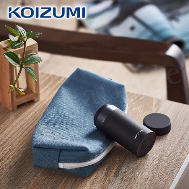 【日本小泉KOIZUMI】質感時尚 USB充電式 旅行 迷你隨身電動刮鬍刀 KMC-0721H(附清潔刷+USB線)