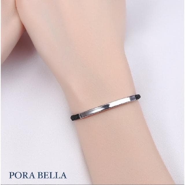 【Porabella】925純銀手鍊 情侶手鏈 白金玫瑰金編織款手鍊 情人節禮物 告白銀飾 Bracelet 一對販售