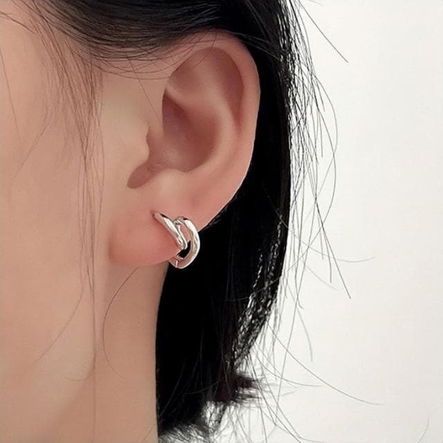 【MoonDy】女生耳環 s925純銀 愛心耳環 小耳環 抗過敏耳環 扣式耳環 正韓耳環 可愛耳環 小禮物 情人節禮物