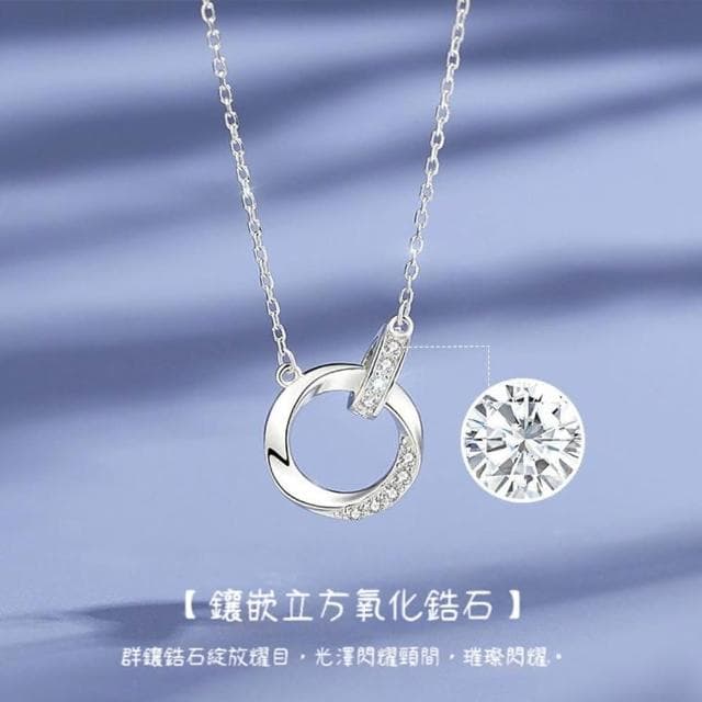 【KT DADA】項鍊 純銀項鍊 銀飾 銀鍊 純銀 銀鏈生日禮物鋯石項鍊 沙金項鍊 女生項鍊 歐美項鍊 生日禮物