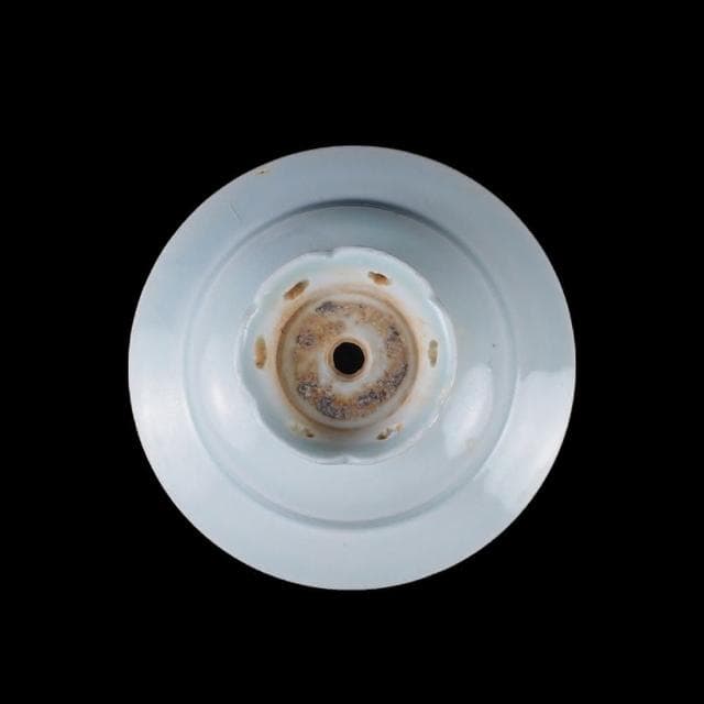《博古珍藏》宋 湖田窯影青盞托 早期收藏 老件茶杯文物 博物館級瓷器