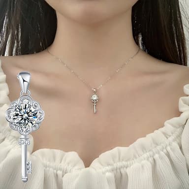 【KT DADA】項鍊 女生項鍊 鋯石項鍊 高級精品 鑰匙項鍊 韓國項鍊 鎖骨項鍊 氣質項鍊 閨蜜項鍊 小花項鍊 情侶禮物