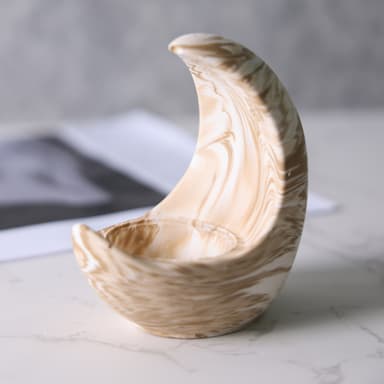 時硐STONE 月亮台(手工 收納 擺飾 飾品 收納 燭台   禮物 質感 療愈小物 裝飾品 交換禮物 居家擺飾)
