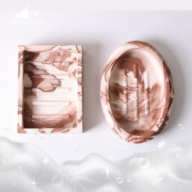 時硐STONE 長方肥皂盒(手工 肥皂盒 肥皂收納 收納 擺飾 飾品 收納 燭台 多肉盆栽  禮物 質感 療愈小物 裝飾品)