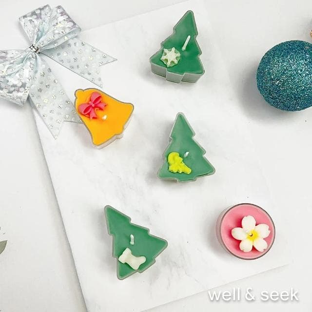 【BLANCHI 白祁】聖誕茶蠟禮盒_1入/內含5顆小蠟燭(聖誕禮物/香氛蠟燭/交換禮物)