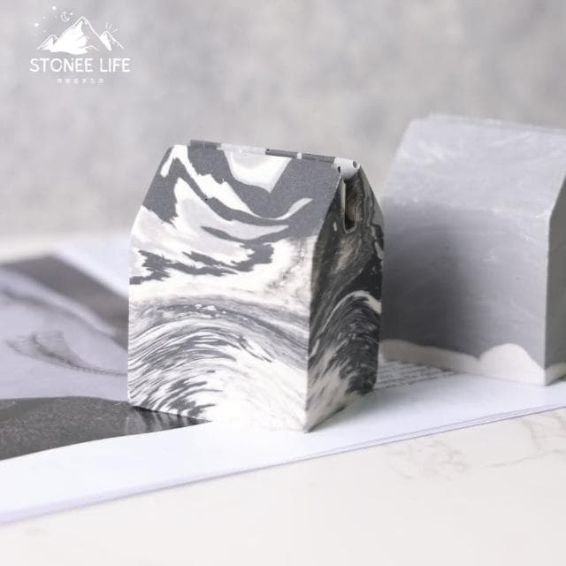 時硐STONE 房子名片架(手工 創意名片架 獨特名片架 名片座 禮物 擺飾 裝飾品 質感 療愈小物)