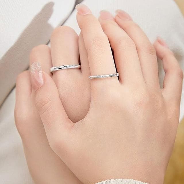 【KT DADA】生日禮物 戒指男 戒指女生 情侶戒指 戒指盒 925 純銀戒指 可調式戒指 婚禮小物 女生禮物