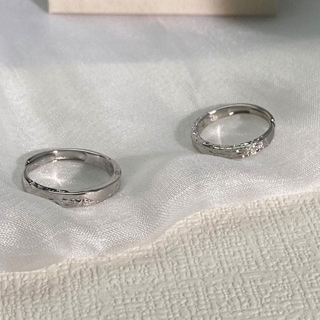 【KT DADA】可調節戒指 情人節禮物 送男友 送女友  紀念禮物 戒指 指環 對戒 純銀戒指 情侶對戒 情侶戒指 個性戒指
