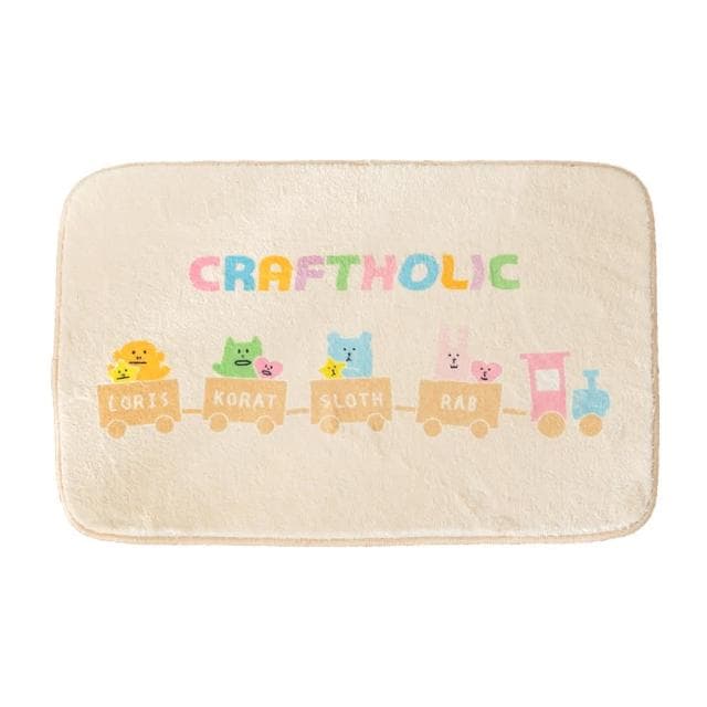 【CRAFTHOLIC 宇宙人】宇宙人寶寶列車室內地墊 腳踏墊 情人節禮物 送禮推薦 浪漫推薦 禮物 交換禮物(療癒系的居家踏墊)