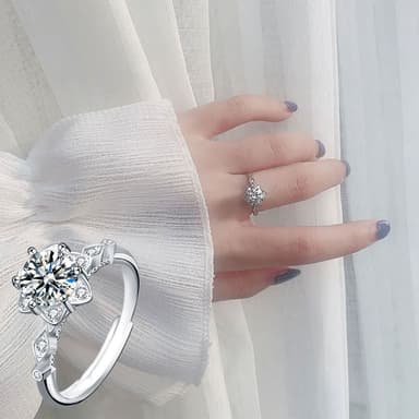 【LEESA】花戒指\簡約戒指\韓國戒指\閨蜜戒指\求婚戒指\婚戒\純銀戒指\星星戒指\銀戒指\生日禮物\情人節