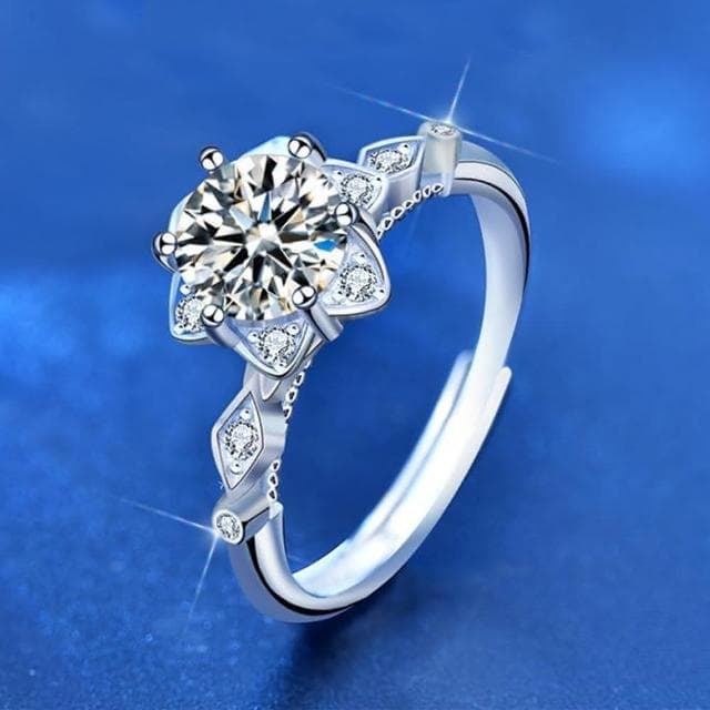 【LEESA】花戒指\簡約戒指\韓國戒指\閨蜜戒指\求婚戒指\婚戒\純銀戒指\星星戒指\銀戒指\生日禮物\情人節