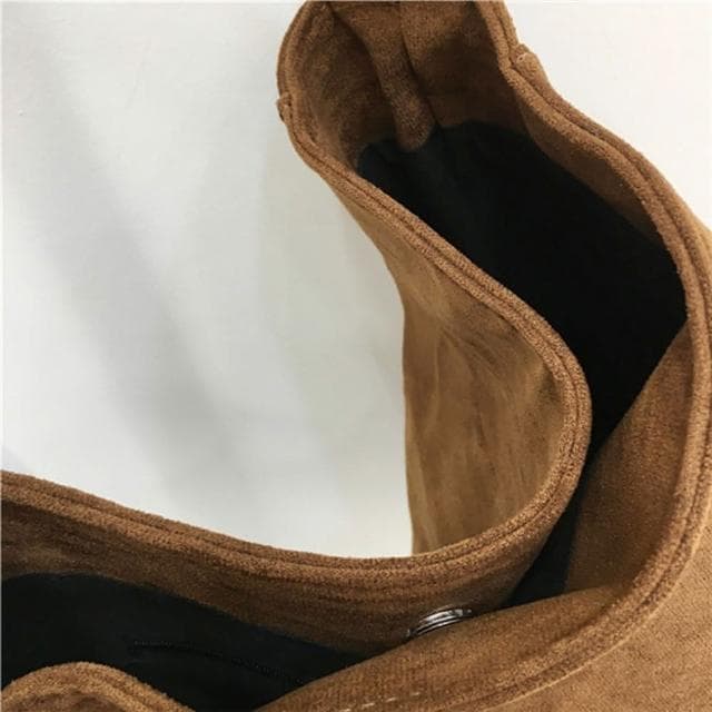 【KT DADA】麂皮托特包 美拉德 大容量 絨布包 小眾包包 通勤大包 復古肩背包 a4包包 女生禮物 單肩包