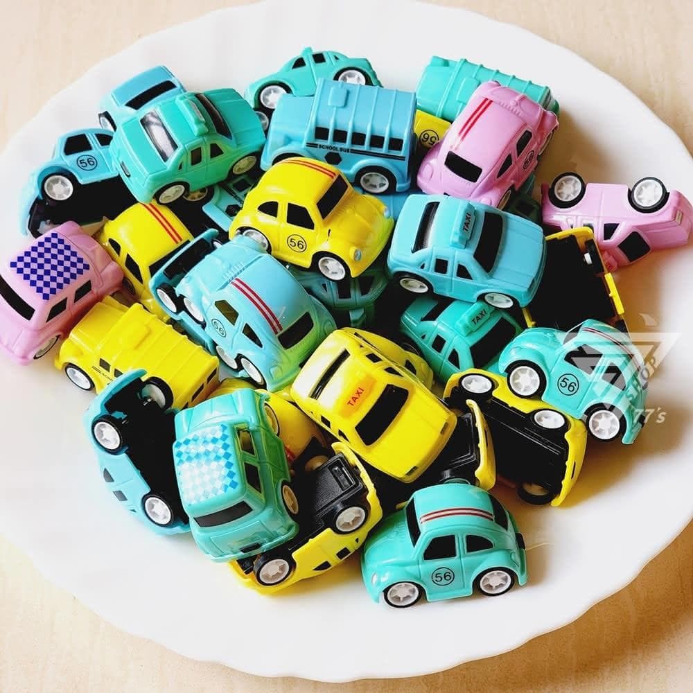 『迷你城市小車車/迴力玩具車』迷你小汽車 玩具巴士 迷你小車 回力車玩具 TAXI 獎勵小禮物 扭蛋玩具 分