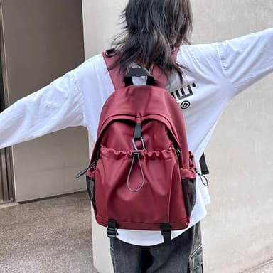【MoonDy】包包 後背包 女包包 休閒後背包 大容量防水包 黑色後背包 大容量後背包 輕便包包 旅行背包 男包包 生日禮物