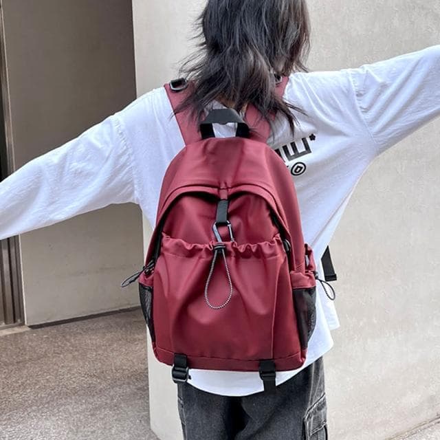 【MoonDy】包包 後背包 女包包 休閒後背包 大容量防水包 黑色後背包 大容量後背包 輕便包包 旅行背包 男包包 生日禮物