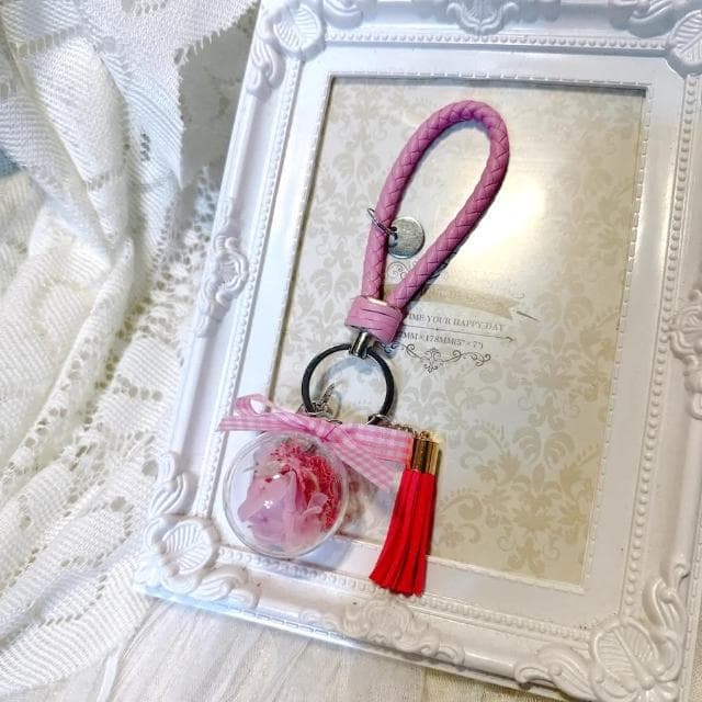 喜滋滋花藝永生花球吊飾/鑰匙圈-小-繡球花款(生日/情人節/告白/閨蜜/教師禮物)