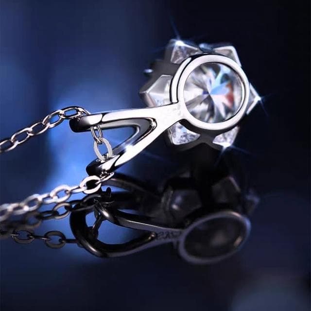 【LEEHER】情侶項鍊/鋯石項鍊/造型項鍊/羽毛項鍊/生日禮物/項鍊/S925純銀項鍊/簍空項鍊/情人節禮物