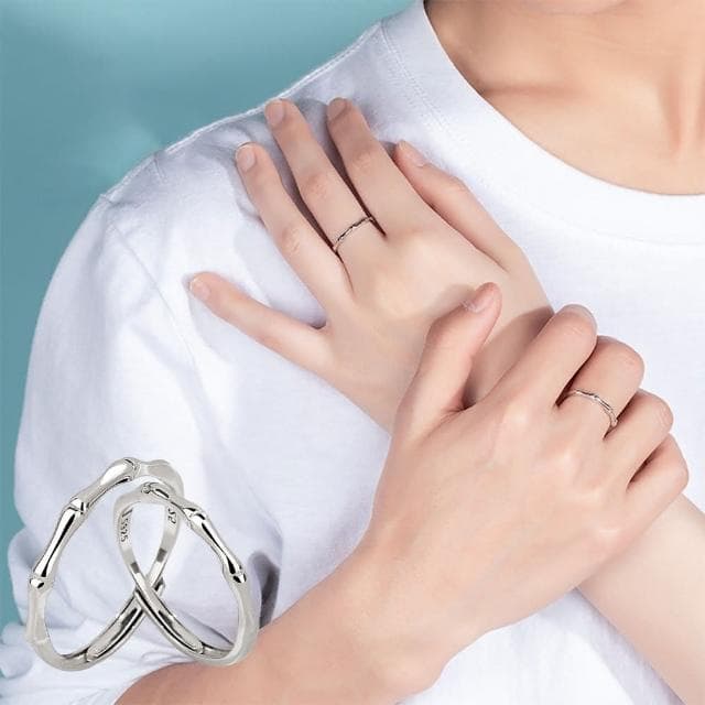【LEEHER】情侶戒指/情人節禮物/女生禮物/925/純銀戒指/戒指/戒指男/戒指女/歐美戒指/可調節戒指