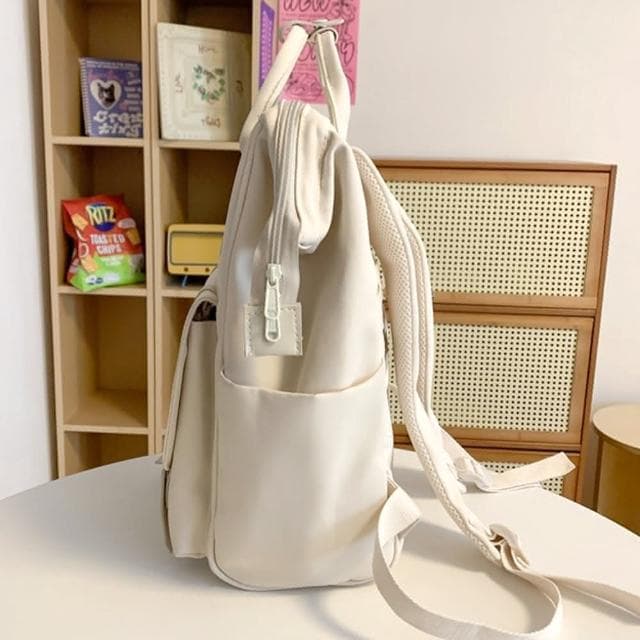 【LEEHER】女生/包包/後背包/媽媽包/多功能後背包/旅行後背包/大容量後背包/防潑水包包/黑色後背包/尼龍包包/奶茶色包包/禮物