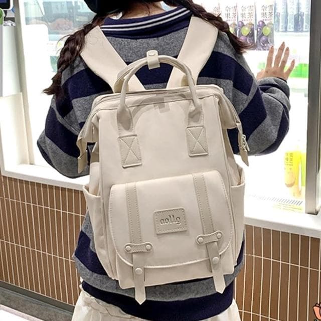 【LEEHER】女生/包包/後背包/媽媽包/多功能後背包/旅行後背包/大容量後背包/防潑水包包/黑色後背包/尼龍包包/奶茶色包包/禮物