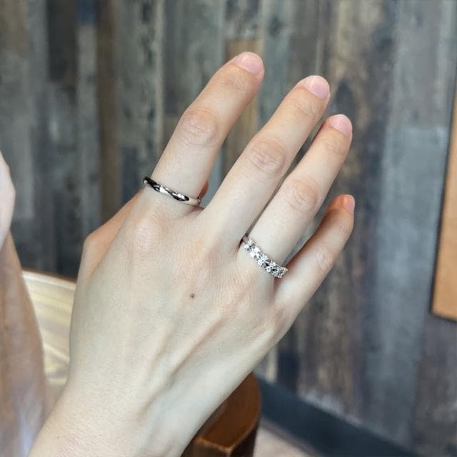 【LEEHER】女生/結婚戒指/情侶戒指/訂婚戒指/生日禮物/鋯石戒指/可調式戒指/男戒指/女戒指/一週年禮物