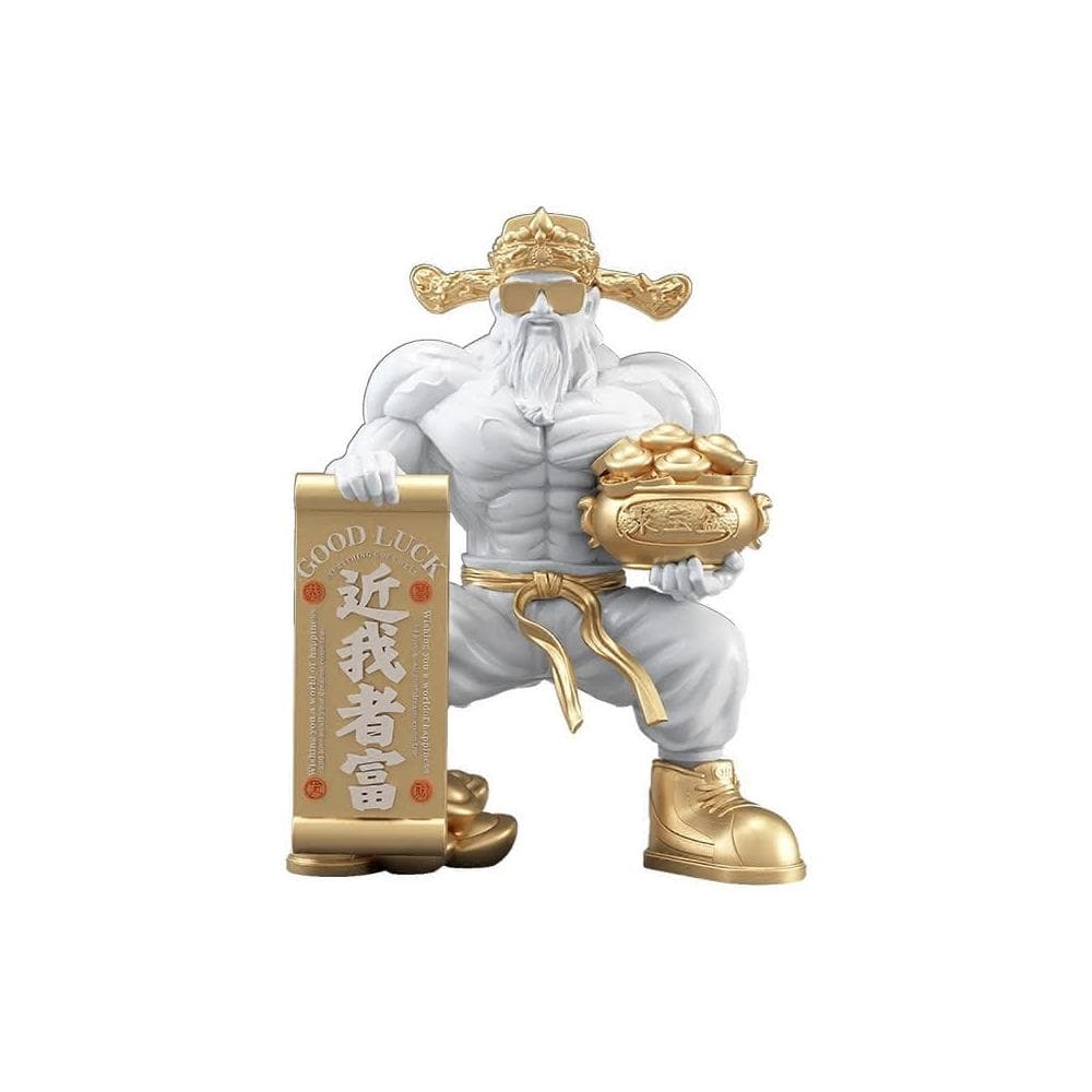 肌肉財神爺喜慶擺件 創意財神爺擺件 店鋪前台吧檯聚財裝飾品 客廳家用辦公室擺件 桌面裝飾 禮物 居家裝飾 交換禮物 風水擺件 聚寶盆