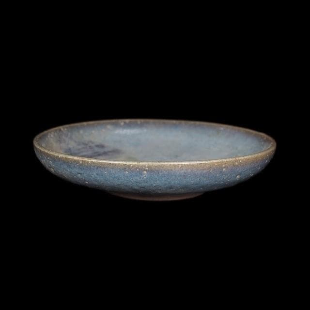 《博古珍藏》元 鈞窯天青釉紫紅斑圓洗 早期收藏 老件瓷器 博物館級文物