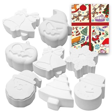 【QIDINA】4入-SGS 不含石綿甲醛 / 冬季聖誕限定香氛珪藻土除濕防霉塊 / / 擴香 送禮 聖誕節 聖誕禮物 交換禮物 婚禮小物 禮盒 除濕盒 除濕袋
