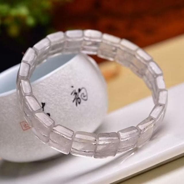 【Paiya 派亞】雲水晶手排手鏈 簡約大方顔色水潤 男女款飾品手串送禮好物/交換禮物