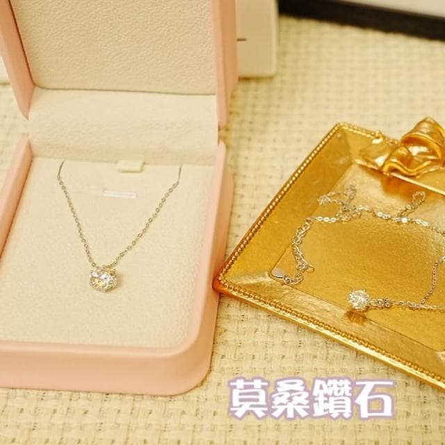 【MoonDy】女生項鍊 鎖骨鍊 莫桑石項鍊 純銀項鍊 百搭吊墜 小眾設計 珠寶 情人節飾品 伴娘禮物 生日禮物