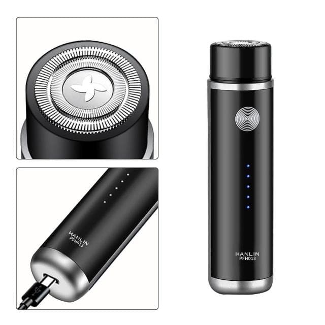 【HANLIN】HANLIN-PFH013 電顯單刀迷你電動刮鬍刀 電動刮鬍刀 剃鬚刀 除毛刀 男士刮鬍刀 電鬍刀