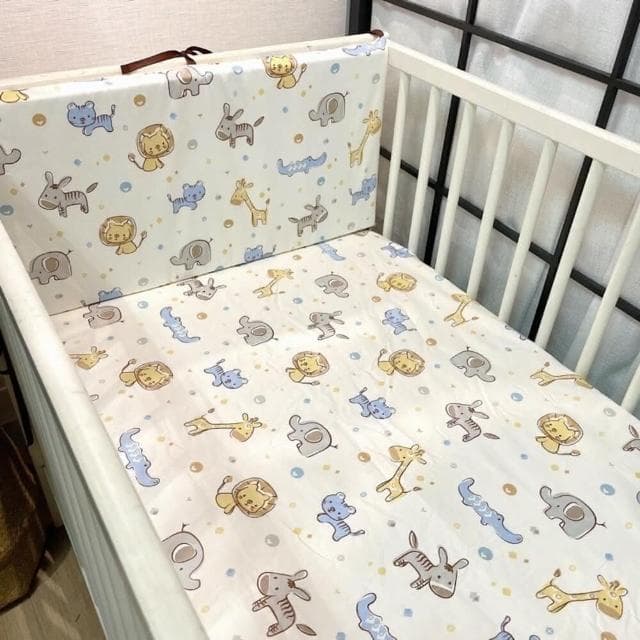 kobemoms台灣製100%純棉 嬰兒床單 嬰兒床包(檢驗合格 四邊鬆緊 好拆好裝)