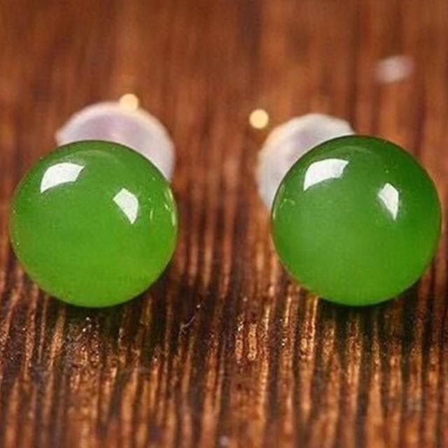 【MoonDy】耳環 耳釘 和田玉耳環 水晶耳環 韓國耳環 女生飾品 玉耳環 翡翠耳環 翡翠耳釘 寶石耳環