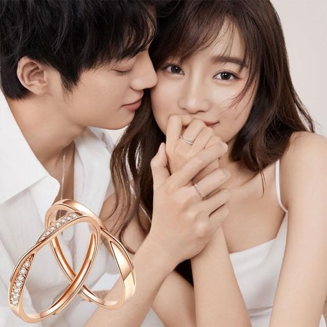 【KT DADA】戒指 指環 對戒 戒指女生 戒指男 情侶戒指 純銀戒指 情侶對戒 玫瑰金戒指 生日禮物 開口戒指