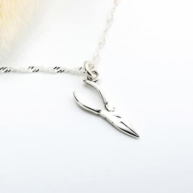 【Angel & Me】迷你 鉗子 工具 Pliers s925 純銀 項鍊 生日 週年 情人節 禮物