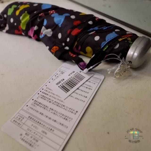 Disney 迪士尼 🇯🇵 東京迪士尼 限定 163g 超扁 輕折疊 小孩 米奇氣球 折疊 晴雨傘 紀念品 禮物 交換禮物
