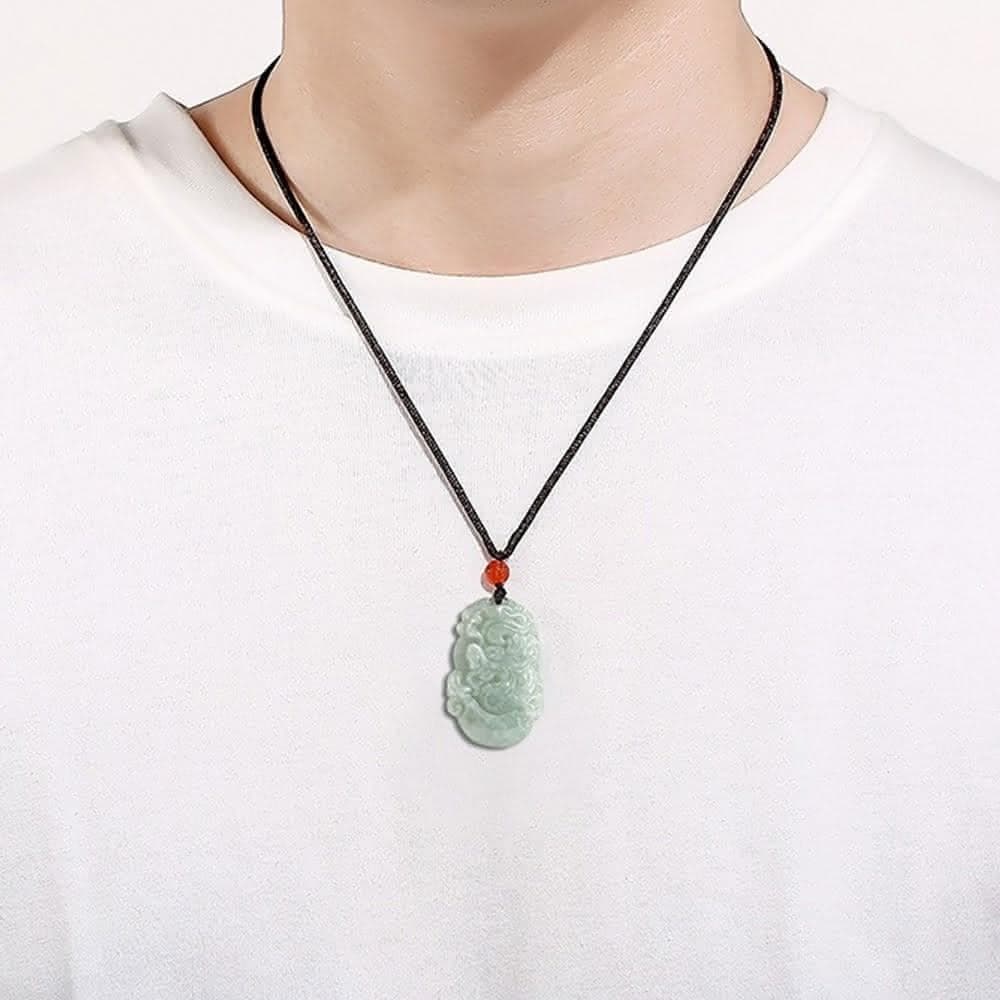 【MoonDy】翡翠 飾品 吊墜 吊飾 玉石項鍊 招財納福 保平安 翡翠項鍊 十二生肖 情侶項鍊 男女同款 小禮物 生日禮物