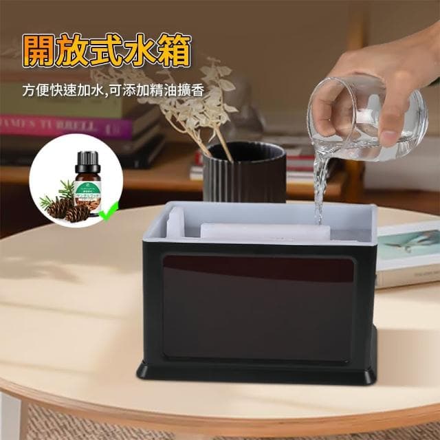 壁爐火焰香薰機 仿真壁爐 加濕器 火焰加濕器 精油薰香機 擴香機 噴霧機 香氛機 香薰機 擴香器 缺水斷電保護