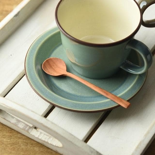 專業工匠手工雕刻天然木湯匙 (交換禮物 聖誕禮物 日本進口餐具 Nature Cutlery 布丁匙 甜點匙 印尼製)