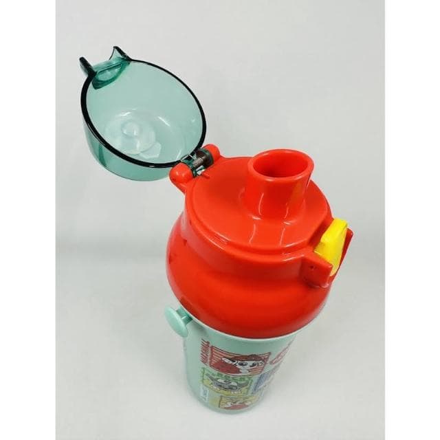【Skater】附揹帶/姓名貼 日本2023 綠色汪汪隊 480ml 兒童直飲式水壺 (交換禮物 聖誕禮物 銀離子 PSB5SANAG)