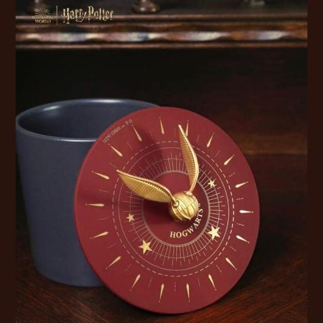 【Harry Potter 哈利波特】週邊正版授權聯名哈利波特分類帽黑色矽膠杯蓋(時尚質感裝飾杯子聖誕交換生日禮物)